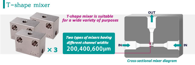 T-shape mixer